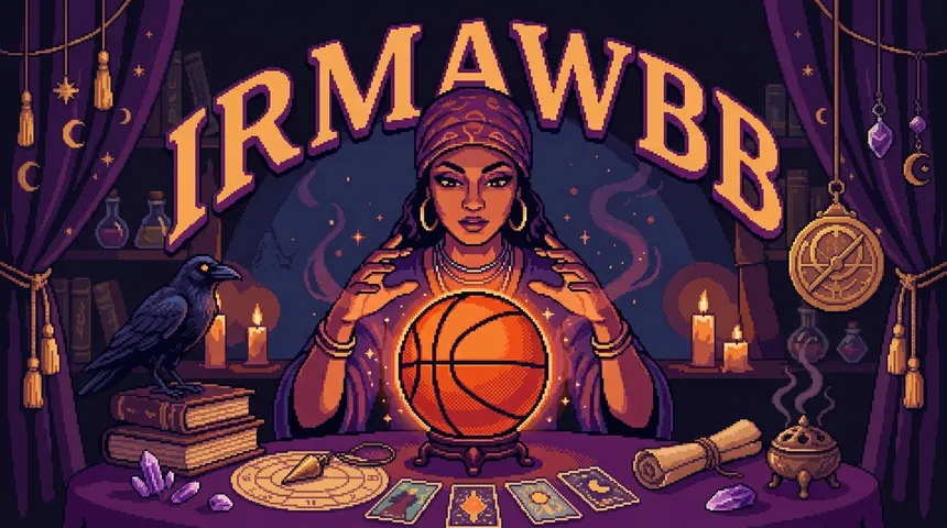 IRMAWBB : une voyante lit l'avenir dans un ballon de basket.